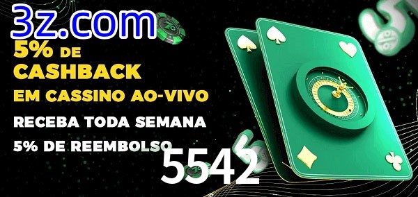 Promoções do cassino ao Vivo 5542